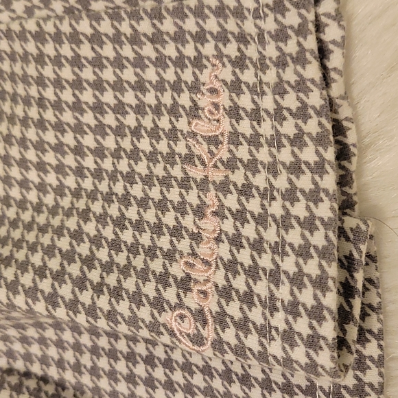 Calvin Klein Houndstooth Pleated Shirt - 6-9 Mos. - Picture 2 of 8